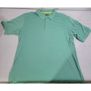 Jack Nicklaus Polo Shirt Green Short Sleeve Golf Athletic Mens XXL 2XL